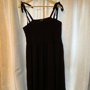 Torrid Black Smocked Challis Sundress 2X